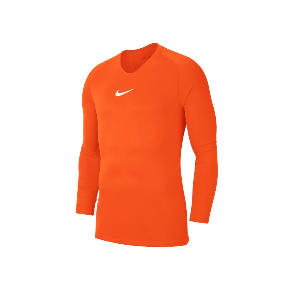 Nike First Layer Ανδρική Μπλούζα Dri-Fit Μακρυμάνικη Πορτοκαλί AV2609-819