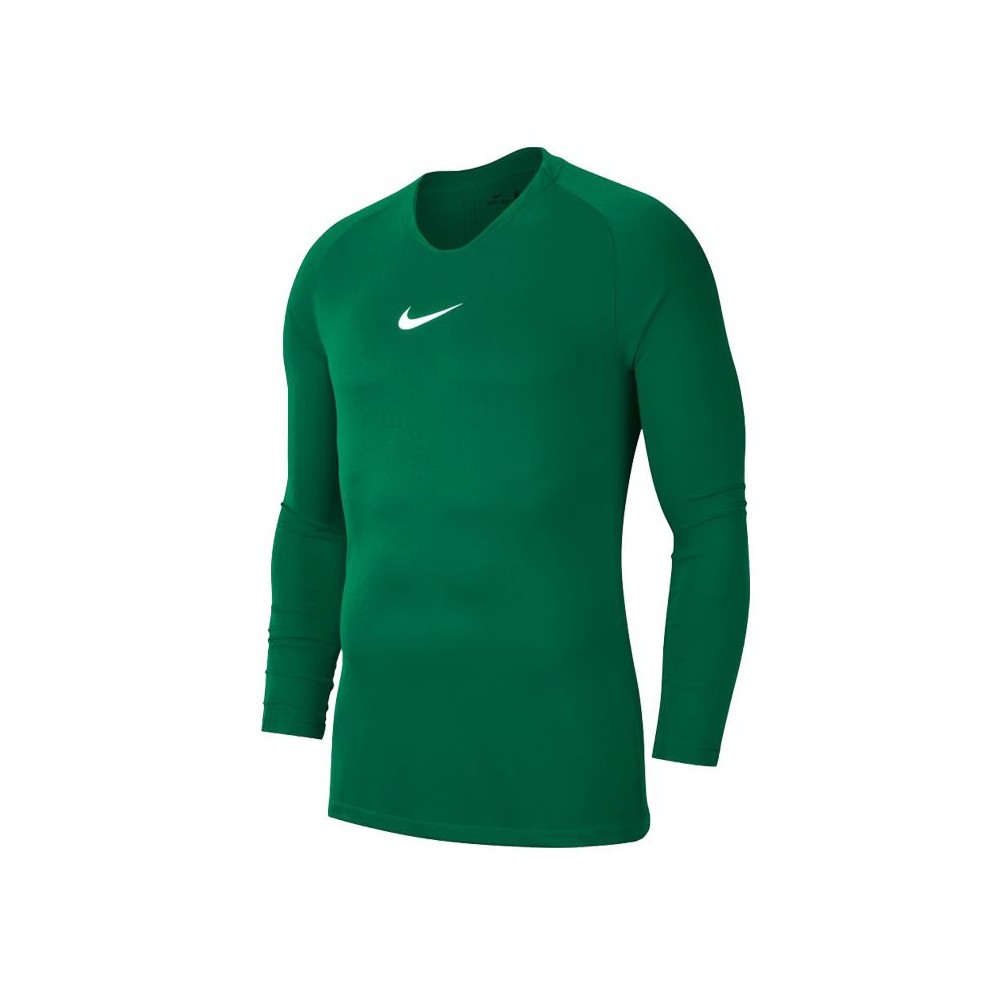 Nike First Layer Ανδρική Μπλούζα Dri-Fit Μακρυμάνικη Πράσινη AV2609-302