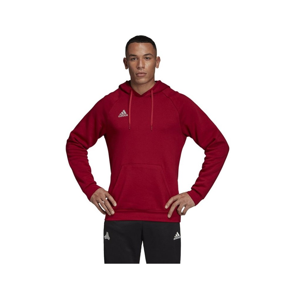 Adidas Tango Ανδρικό Φούτερ με Κουκούλα και Τσέπες Κόκκινο DZ9613