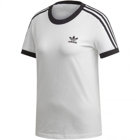 Adidas 3 Stripes Î“Ï…Î½Î±Î¹ÎºÎµÎ¯Î¿ Î‘Î¸Î»Î·Ï„Î¹ÎºÏŒ T-shirt Î›ÎµÏ…ÎºÏŒ ED7483