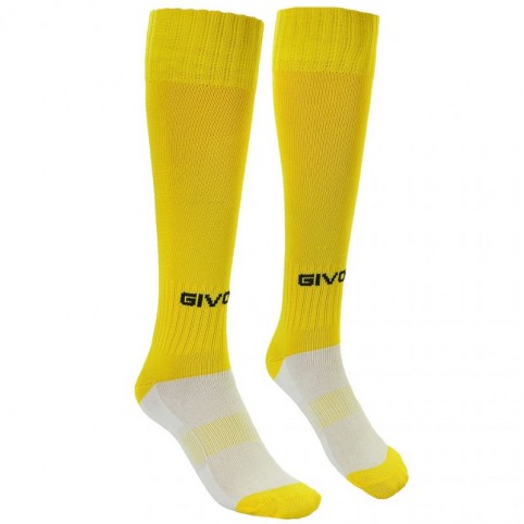 Givova Calza Calcio Giallo C001-0007 Ποδοσφαιρικές Κάλτσες Κίτρινες 1 Ζεύγος