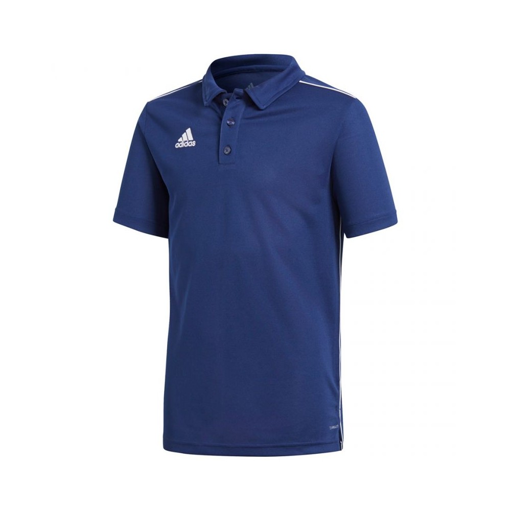 Adidas Παιδικό Καλοκαιρινό Polo Κοντομάνικο Navy Μπλε Core 18 CV3680