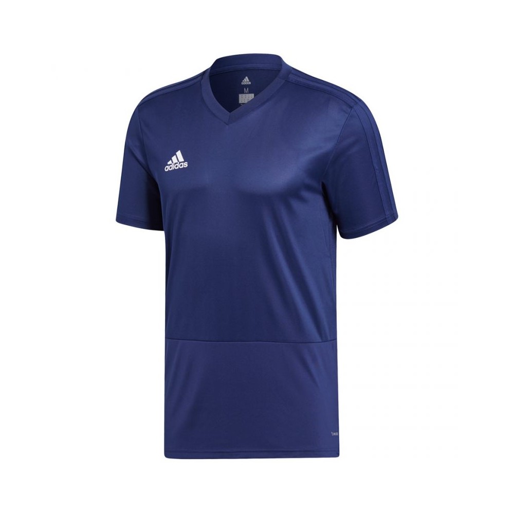 Adidas Core 18 Training Ανδρική Μπλούζα με Φερμουάρ Μακρυμάνικη Navy Μπλε CV3998