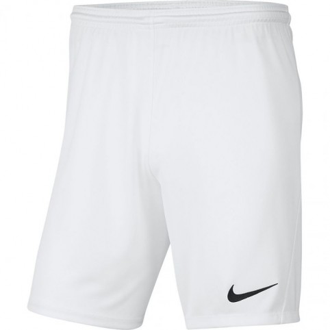 Nike Nike Dry Park III Αθλητική Ανδρική Βερμούδα Dri-Fit Λευκή BV6855-100