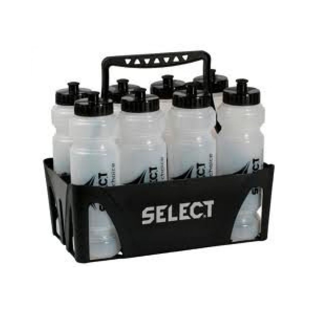Select Sport Καλάθι Μεταφοράς Μπουκαλιών 8 Θέσεων σε Μαύρο Χρώμα