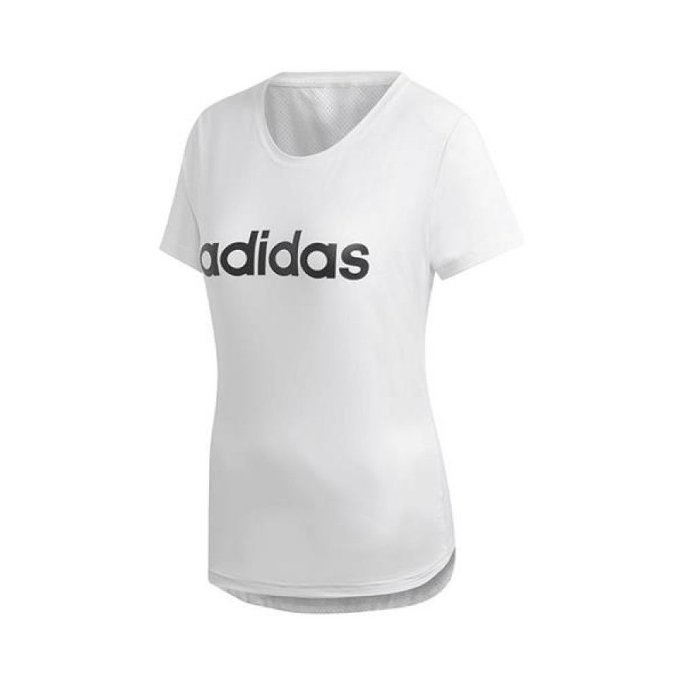 ADIDAS PERFORMANCE Adidas Design 2 Move Logo Γυναικείο Αθλητικό T-shirt Fast Drying Core White DU2080