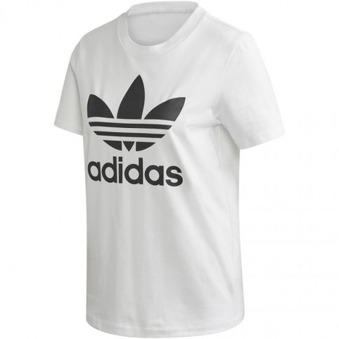 Adidas Trefoil Î“Ï…Î½Î±Î¹ÎºÎµÎ¯Î¿ Î‘Î¸Î»Î·Ï„Î¹ÎºÏŒ T-shirt Î›ÎµÏ…ÎºÏŒ FM3306