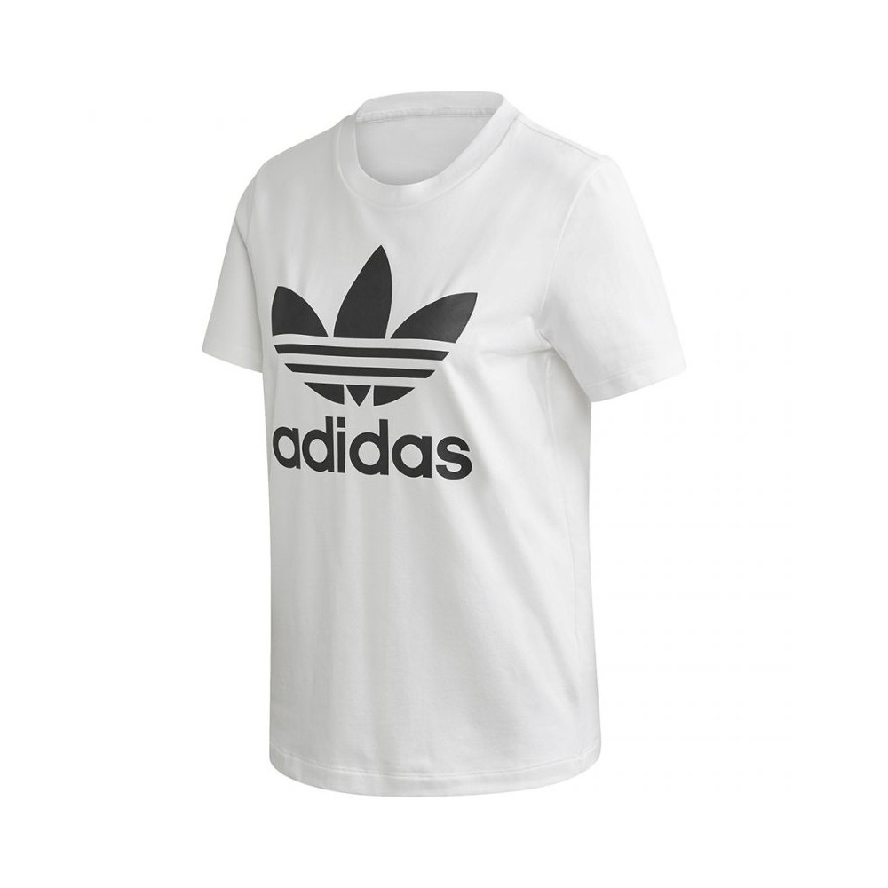 Adidas Trefoil Γυναικείο Αθλητικό T-shirt Λευκό FM3306