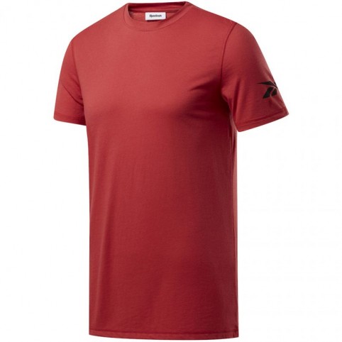 Reebok Wor WE Commercial Αθλητικό Ανδρικό T-shirt Burgundy Μονόχρωμο FP9103