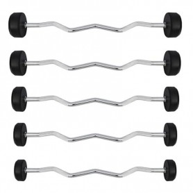 HMS GSL-50 50 kg rubber bar, broken bar