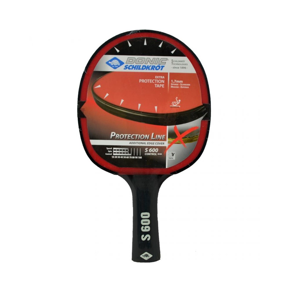 Donic Donic Protection Line 600 723056 Ρακέτα Ping Pong για Παίκτες Μεσαίου Επιπέδου