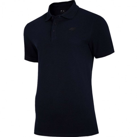 4F Ανδρικό T-shirt Polo Navy Μπλε NOSH4-TSM008-31S