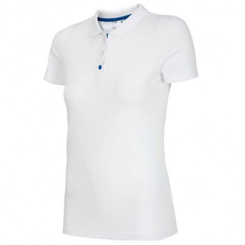4F Αθλητική Γυναικεία Polo Μπλούζα Λευκή NOSH4-TSD008-10S