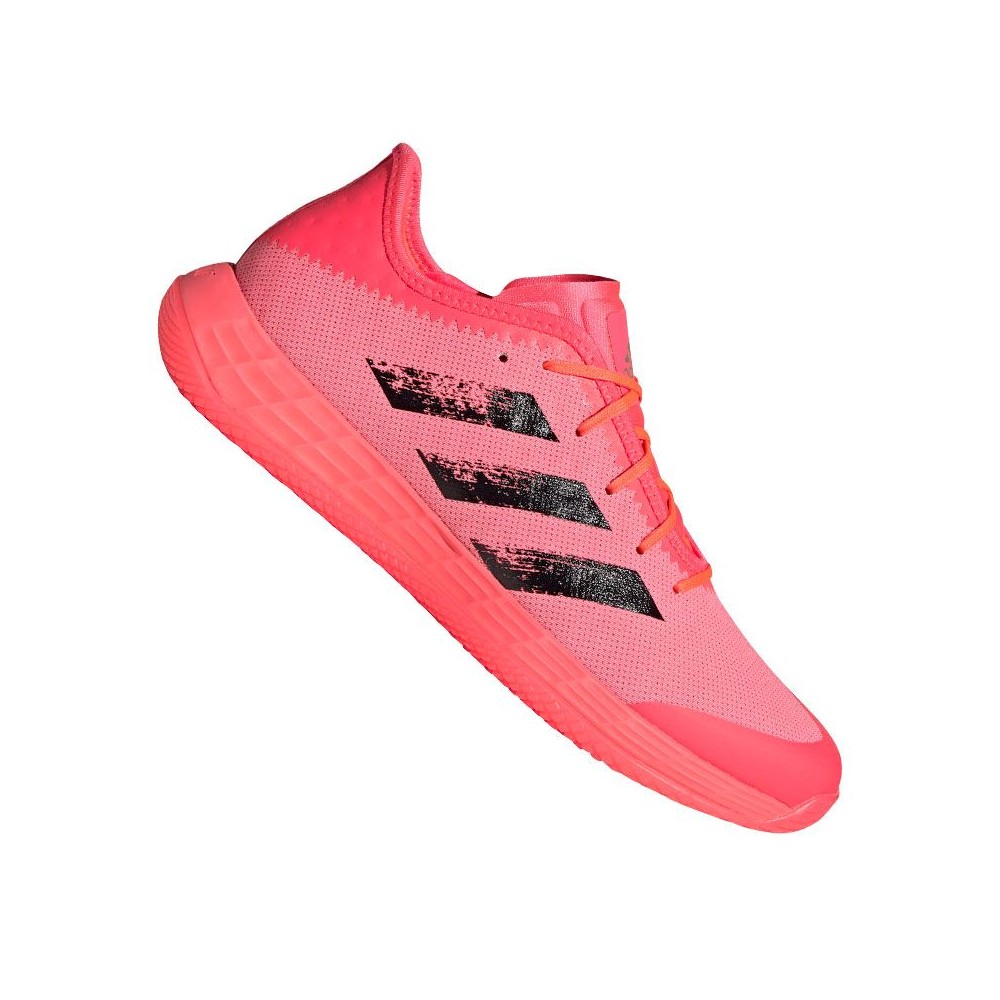 Adidas Adizero FastCourt Tokyo FX1771 Ανδρικά Αθλητικά Παπούτσια Βόλεϊ Signal Pink / Core Black / Copper Metallic