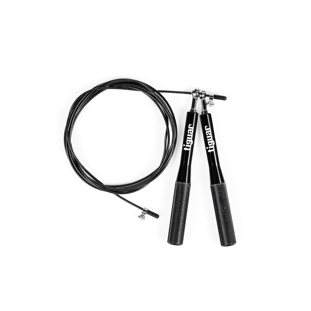 Tiguar Pro TI-SPRO01 Σχοινάκι Ταχύτητας 3m Μαύρο με Ρυθμιζόμενο Μήκος