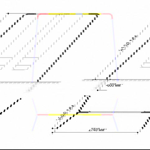 Gardenluxus double swing frame