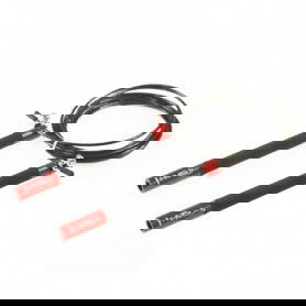 Fast skipping rope HMS SK54 black / red 2