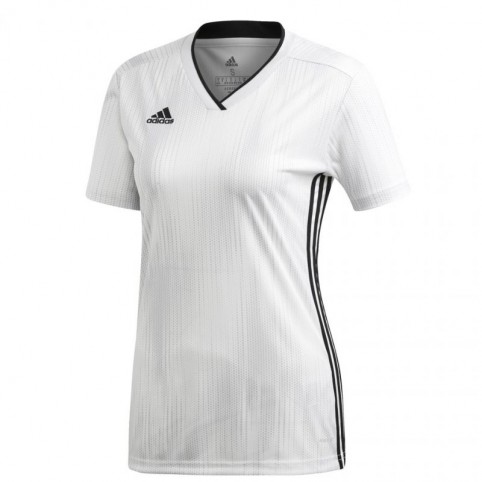 Adidas Tiro 19 Γυναικείο Αθλητικό T-shirt Λευκό DP3188