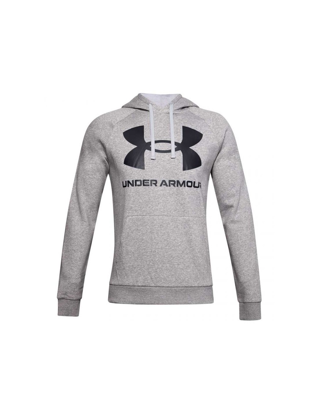 Under Armour Rival Big Ανδρικό Φούτερ με Κουκούλα και Τσέπες Heather Grey 1357093-011