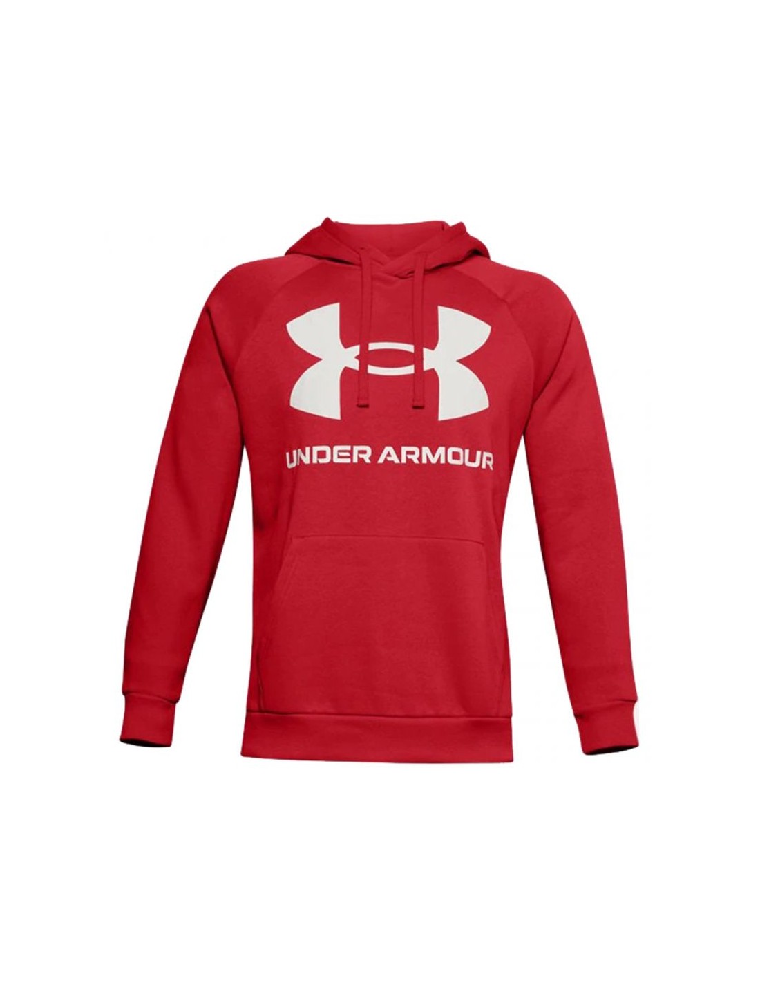 Under Armour Rival Big Ανδρικό Φούτερ με Κουκούλα και Τσέπες Κόκκινο 1357093-608