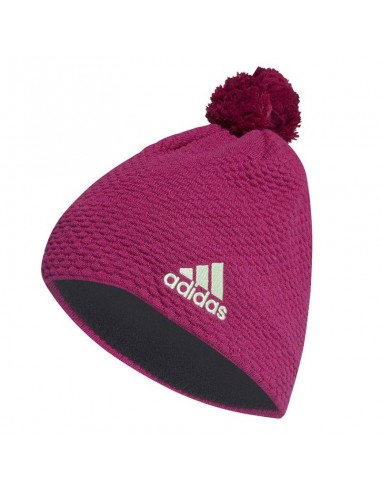 Adidas Graphic Pom Pom Beanie Ανδρικός Σκούφος Πλεκτός σε Μωβ χρώμα FT6080