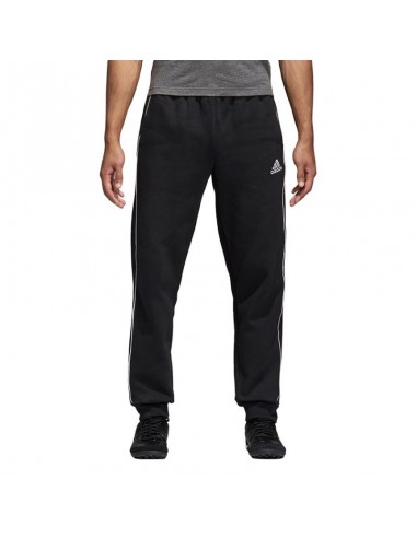 Adidas Core 18 Παντελόνι Φόρμας με Λάστιχο Fleece Μαύρο CE9074