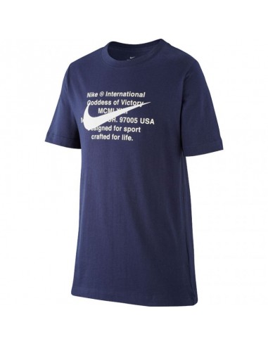 Nike Παιδικό T-shirt Navy Μπλε CT2632-451