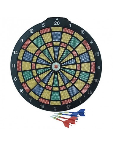 Plastic dart board 35 cm 6 darts EB000837 / BT26904