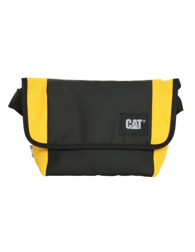 CAT Detroit Courier Ανδρική Τσάντα Ταχυδρόμου σε Μαύρο χρώμα 83828-12