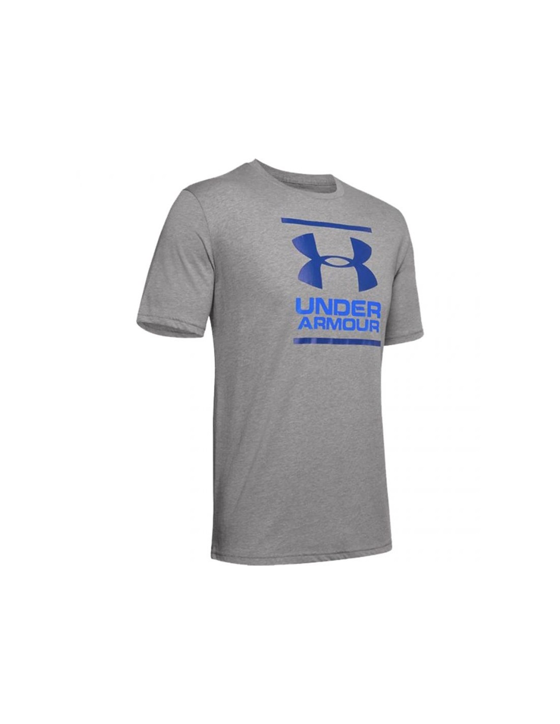 Under Armour GL Foundation Αθλητικό Ανδρικό T-shirt Γκρι με Λογότυπο 1326849-036
