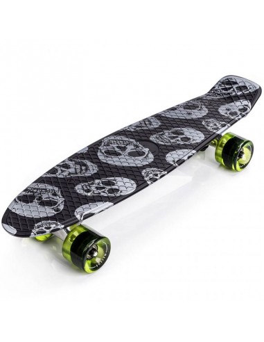 Meteor Meteor Skulls 22607 5.90" Complete Penny Board Γκρι