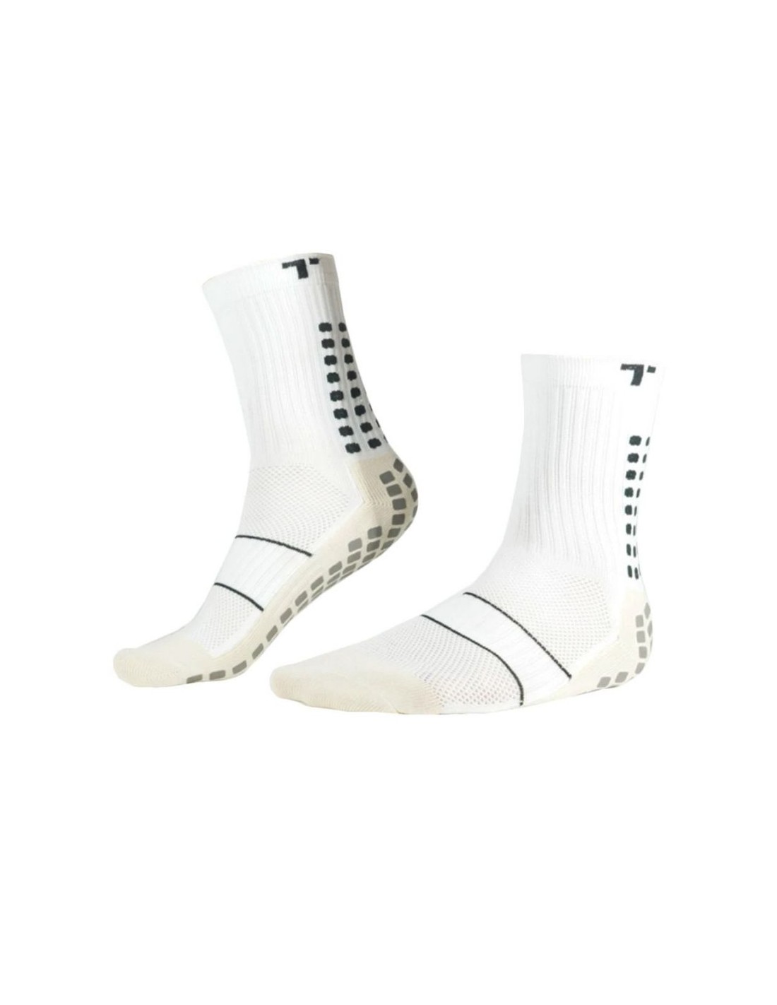 Trusox Trusox Thin Ποδοσφαιρικές Κάλτσες Λευκές/Μαύρες 1 Ζεύγος