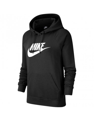 Nike Essentials Γυναικείο Φούτερ με Κουκούλα Μαύρο BV4126-010