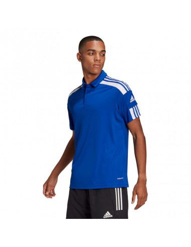 The adidas Squadra 21 Polo M GP6427 football shirt