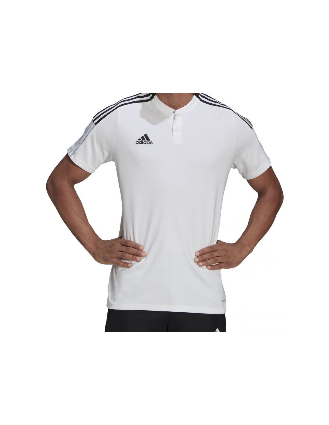 Adidas Tiro 21 Ανδρικό T-shirt Polo Λευκό GM7363