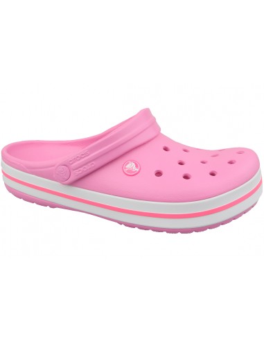 Crocs Crocband Γυναικεία Παπούτσια Θαλάσσης Pink Lemonade / White 11016-62P