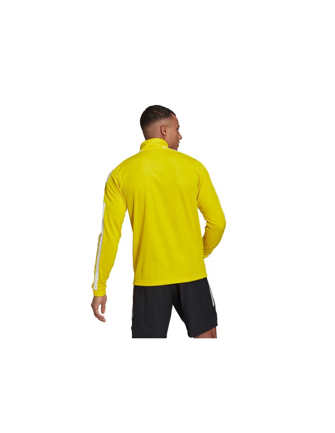 Adidas Squadra 21 Ανδρική Μπλούζα με Φερμουάρ Μακρυμάνικη Κίτρινη GP6474