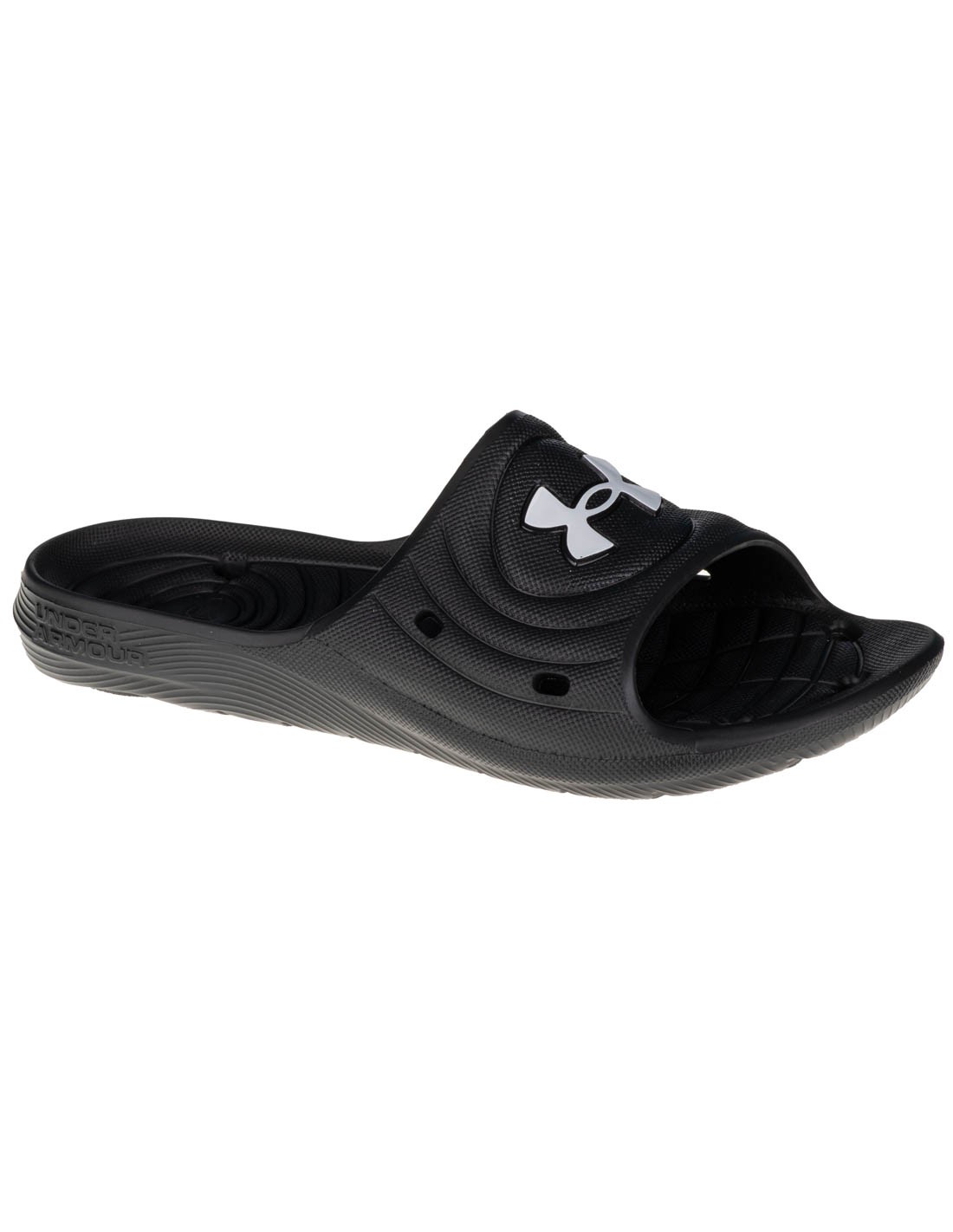 Under Armour Locker IV Slides σε Μαύρο Χρώμα 3023758-001