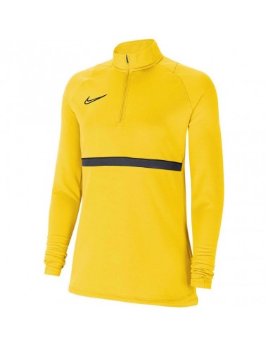 Nike Football Academy Χειμερινή Γυναικεία Μπλούζα Μακρυμάνικη με Φερμουάρ Κίτρινη CV2653-719