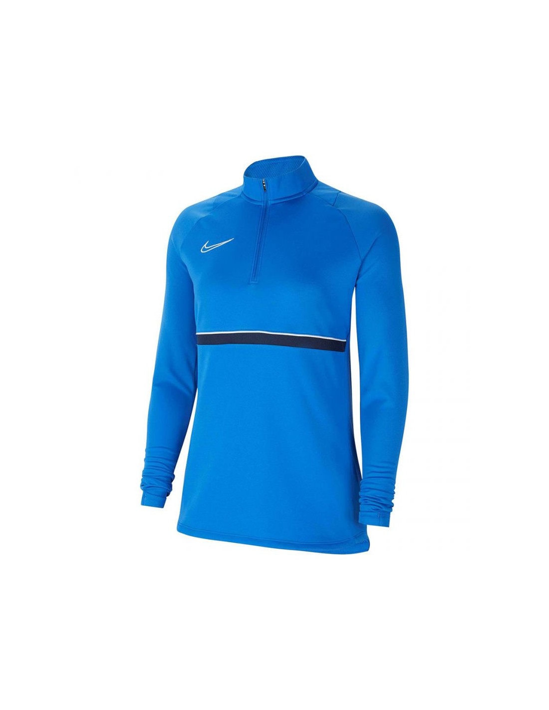 Nike Nike Football Academy Χειμερινή Γυναικεία Μπλούζα Μακρυμάνικη με Φερμουάρ Μπλε CV2653-463