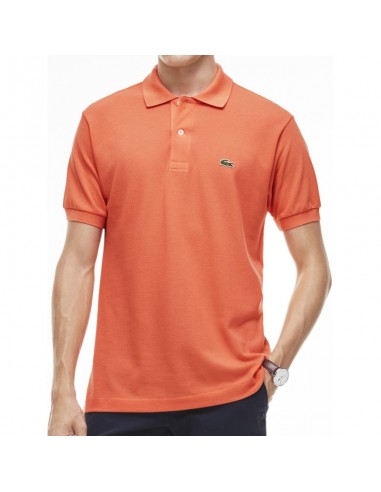 Lacoste Ανδρικό T-shirt Κοντομάνικο Polo Πορτοκαλί L1212-02K