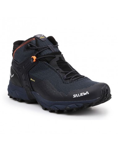 Ανδρικά > Παπούτσια > Παπούτσια Αθλητικά > Ορειβατικά / Πεζοπορίας Salewa Ultra Flex 2 GTX 61387-0984 Ανδρικά Ορειβατικά Μποτάκια Αδιάβροχα με Μεμβράνη Gore-Tex Μαύρα