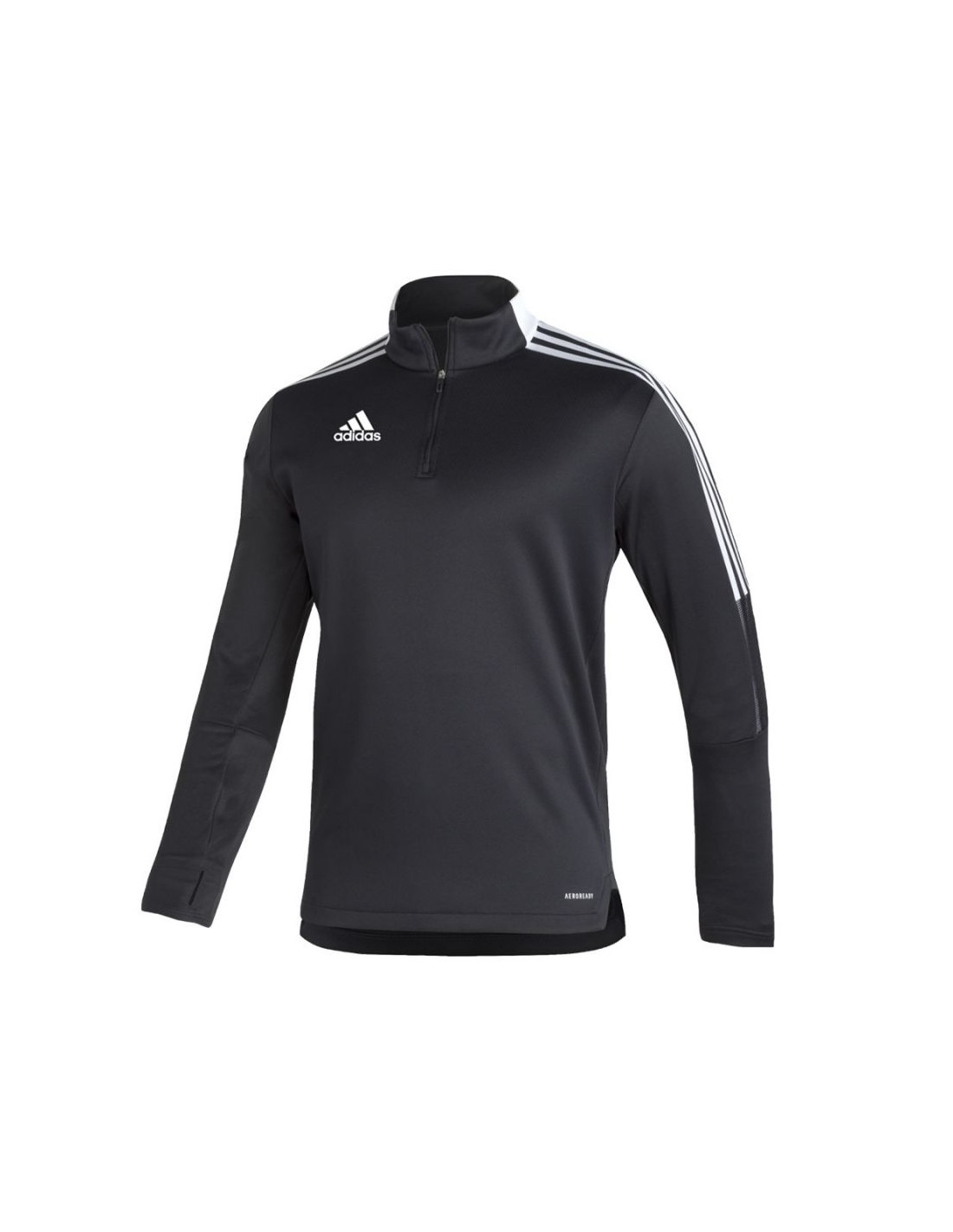Adidas Tiro 21 Warm Ανδρική Μπλούζα με Φερμουάρ Μακρυμάνικη Navy GM7354