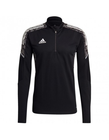 Adidas Condivo 21 Training Ανδρική Μπλούζα με Φερμουάρ Μακρυμάνικη Navy Μπλε GH7157