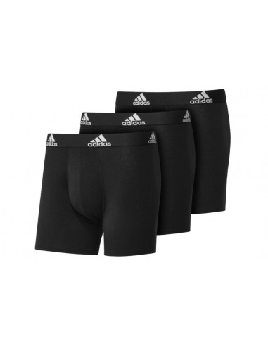 Adidas Bos Briefs Ανδρικά Μποξεράκια Μαύρα 3Pack GU8889