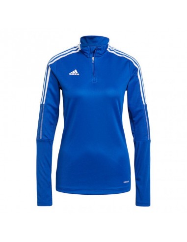Adidas Tiro 21 Training Μακρυμάνικη Γυναικεία Αθλητική Μπλούζα Μπλε GM7316