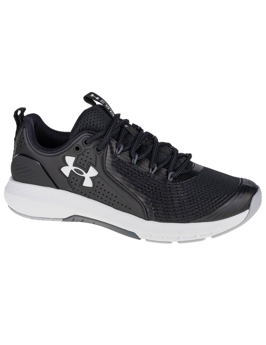 Under Armour Charged Commit TR 3 3023703-001 Ανδρικά Αθλητικά Παπούτσια για Προπόνηση &amp; Γυμναστήριο Black / White