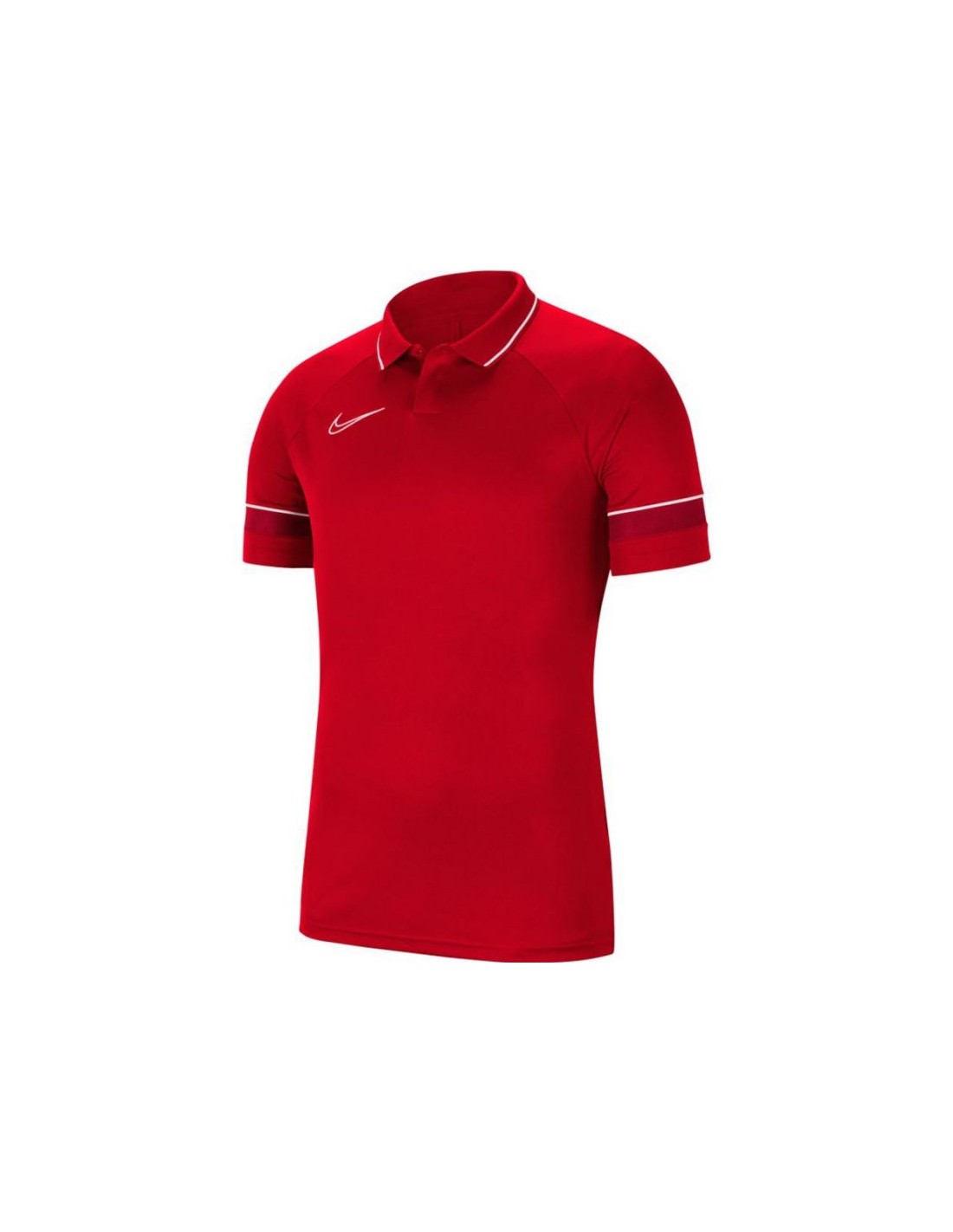 Nike Academy Ανδρικό T-shirt Dri-Fit Polo Κόκκινο CW6104-657