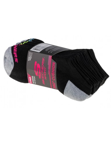 Skechers Boys 6pk No Show Socks S108264-BLK