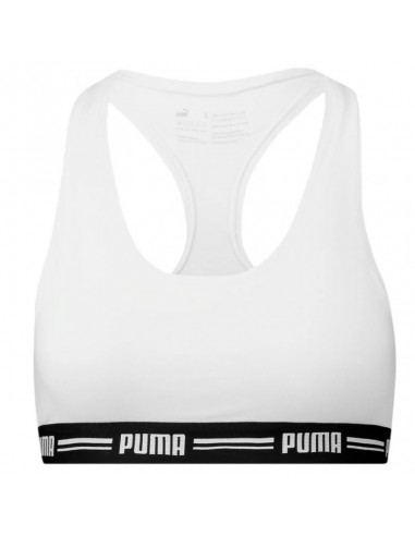 Puma 1P Hang Γυναικείο Αθλητικό Μπουστάκι Λευκό 907862-05